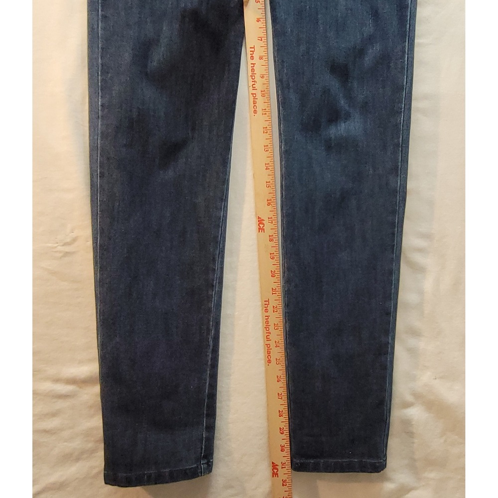 Soft Surroundings Dark Indigo Denim Pull On Leggings Size Medium Tall 44848 - Picture 11 of 14